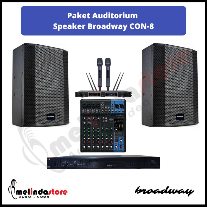Paket Auditorium Speaker Broadway CON-8 | 2 Speaker